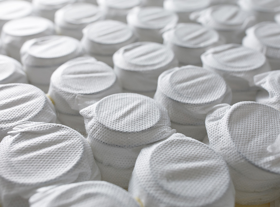 Pocket spring mattress structure