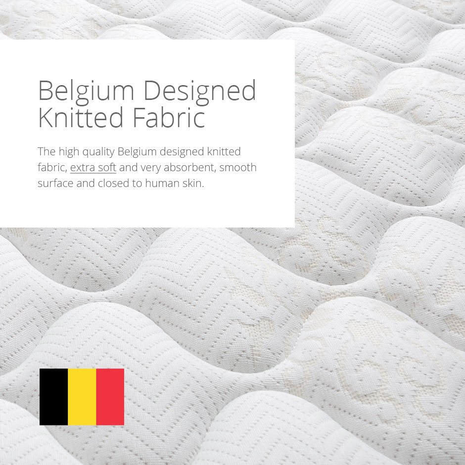 Belgium fabric mattress cover